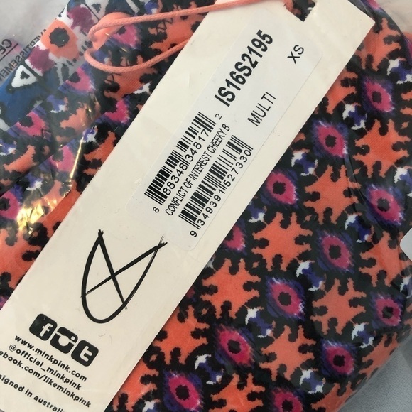 NWT MinkPink Conflict Of Interest Bikini Bottom - Picture 12 of 16